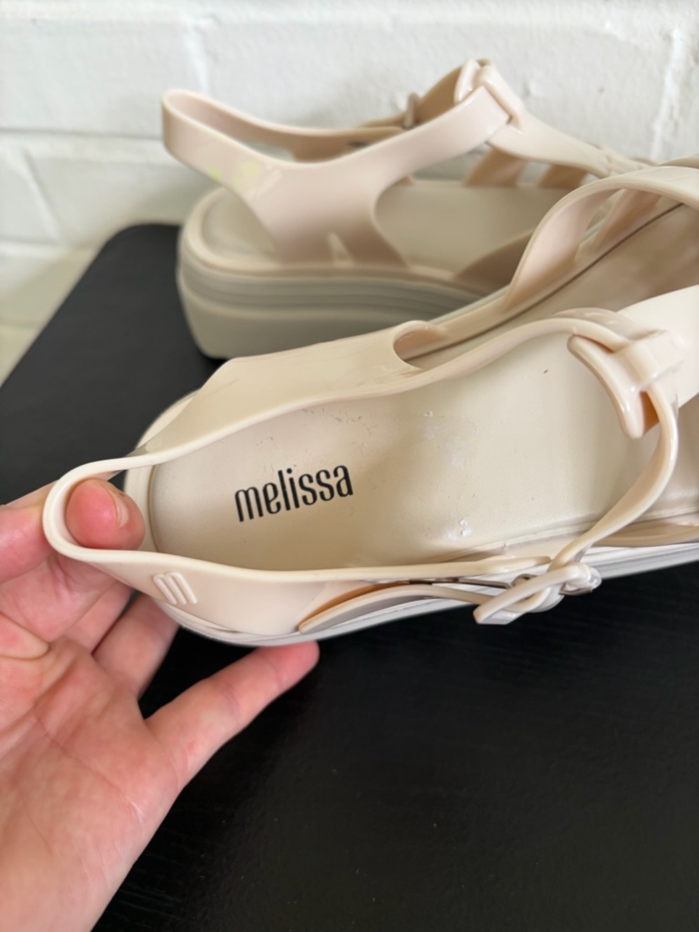 Melissa Position Platform II in Beige, SZ 6 🤍 - Picture 4 of 10